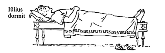 Iulius sleeping