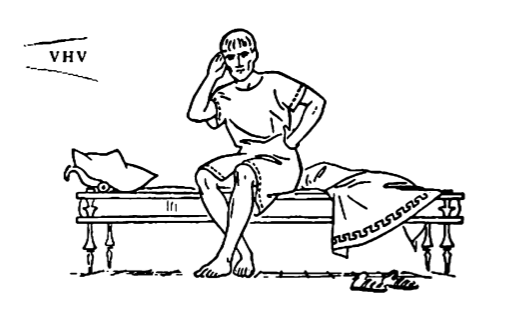 Iulius waking up