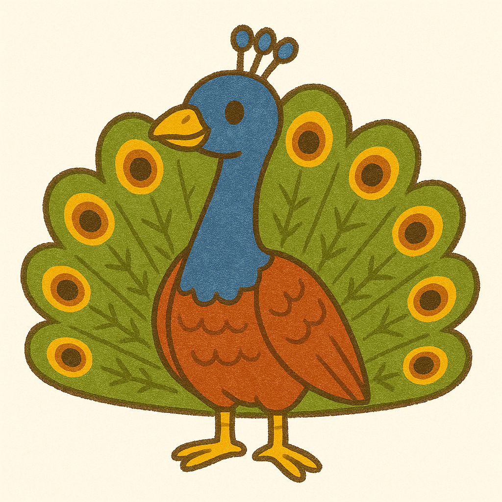 Beautiful peacock