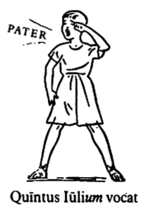 Quintus calling out to Iulius